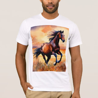 Camiseta Caballo de inclinación