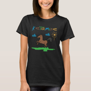 Camiseta Caballo de ketamina Sarcasmo médico