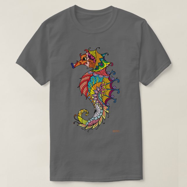 Camiseta Caballo de mar de cuento de hadas (Diseño del anverso)