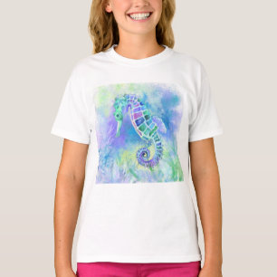 Camiseta Caballo de mar - Maravillosa vida submarina - Dibu