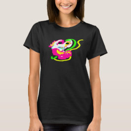Camiseta Caballo de mar neón roca