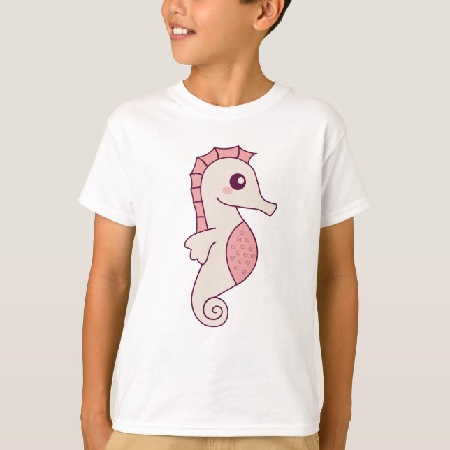Camiseta Caballo De Mar Ros Animales De Caballo Subacuático (Anverso)