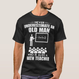 Camiseta Caballo de matemáticas de viejo dice genial 
