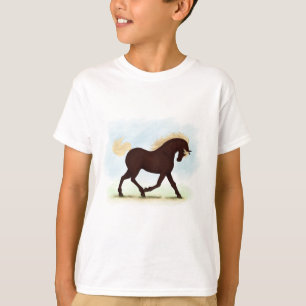 Camiseta Caballo de Montaña Rocosa Ecuestre