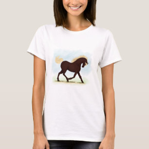 Camiseta Caballo de Montaña Rocosa Ecuestre