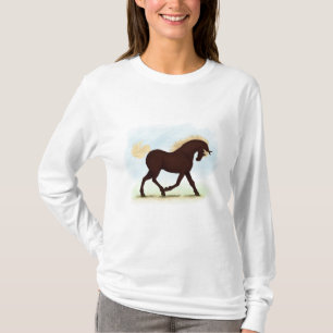 Camiseta Caballo de Montaña Rocosa Ecuestre