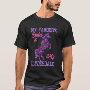 Camiseta Caballo De Montar Clydesdale Mamá Amante De Clydes