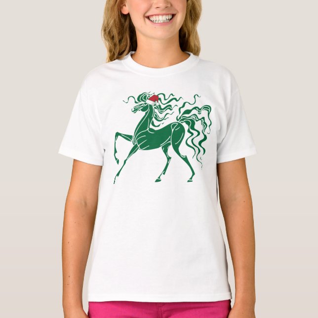 Camiseta Caballo de navidades (Anverso)