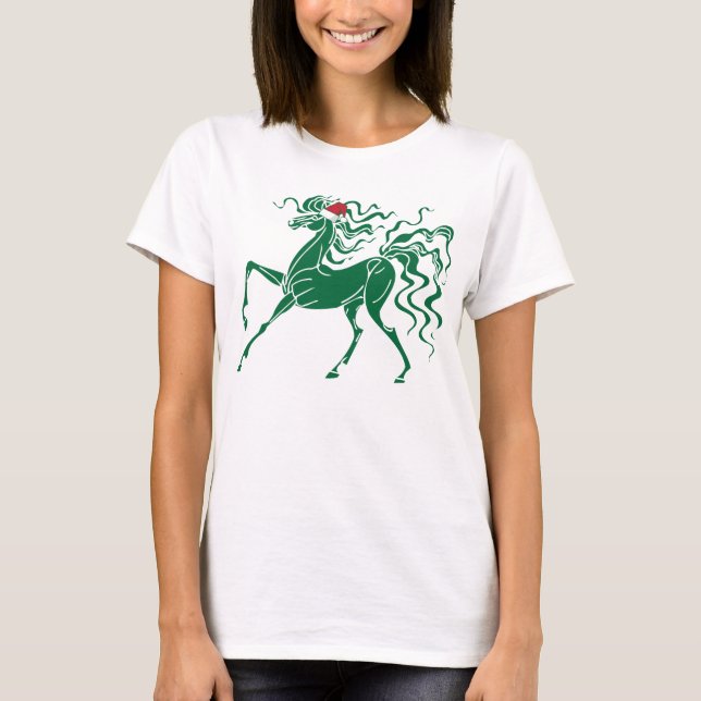Camiseta Caballo de navidades (Anverso)