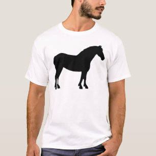 Camiseta Caballo de proyecto (negro)