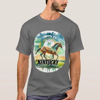 Camiseta Caballo de pura sangre de Kentucky Animal del esta