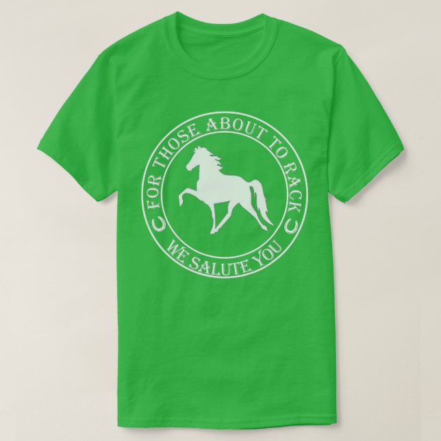 Camiseta Caballo de Racking Gracioso T Tennessee (Diseño del anverso)