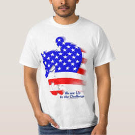 Camiseta Caballo de salto patriótico