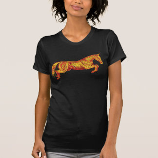 Camiseta Caballo de saltos coloridos