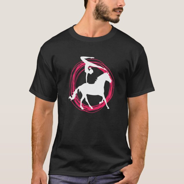 Camiseta Caballo de saltos ecuestres  1 (Anverso)