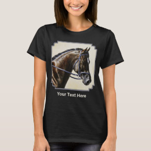 Camiseta Caballo de sangre de sangre del Trakehner de la Ba