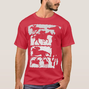Camiseta Caballo de silueta ecuestre