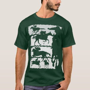 Camiseta Caballo de silueta ecuestre