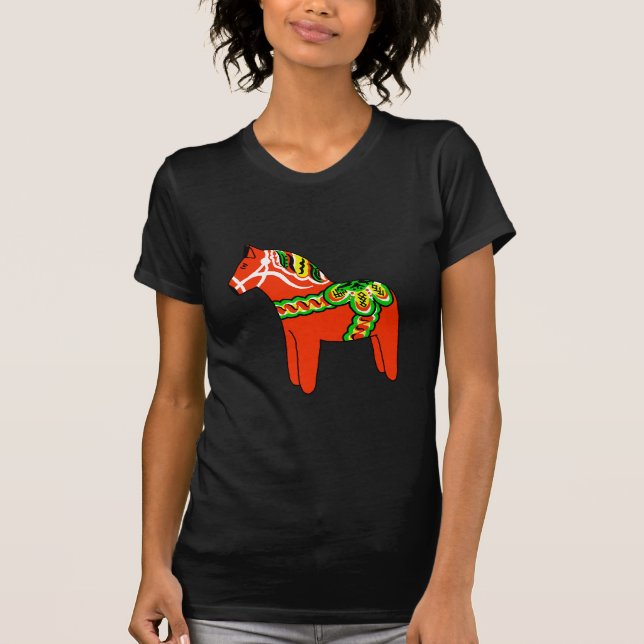 Camiseta Caballo de Suecia Dala (Anverso)