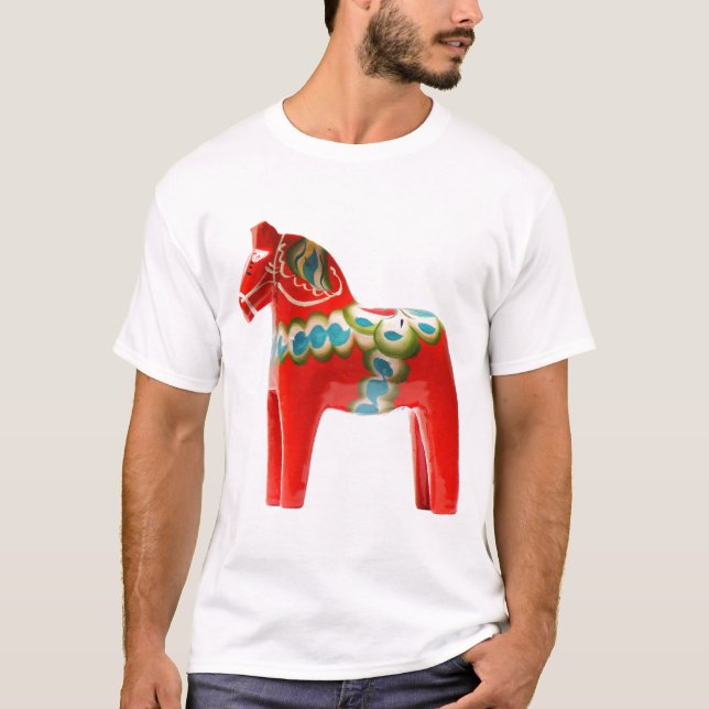 Camiseta Caballo de Suecia Dala (Anverso)