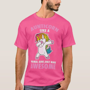 Camiseta Caballo de tía bailarín unicornio Aunticorn como