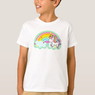Camiseta Caballo de unicornio con Personalizado arcoiris 24
