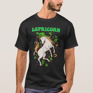 Camiseta Caballo de unicornio de Lepricornio, divertido Ki 