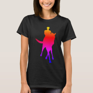 Camiseta Caballo De Vestido Y Medio Piso