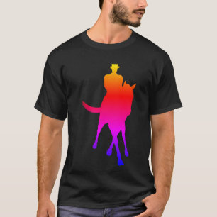 Camiseta Caballo De Vestido Y Medio Piso