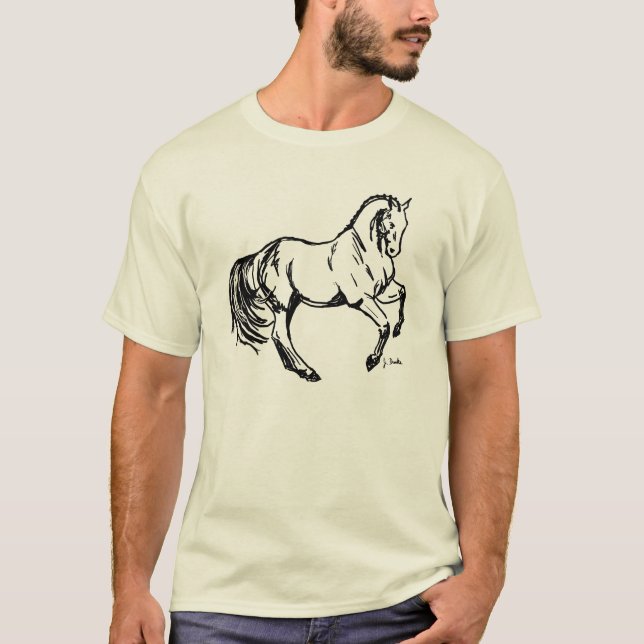 Camiseta Caballo de vestir (Anverso)