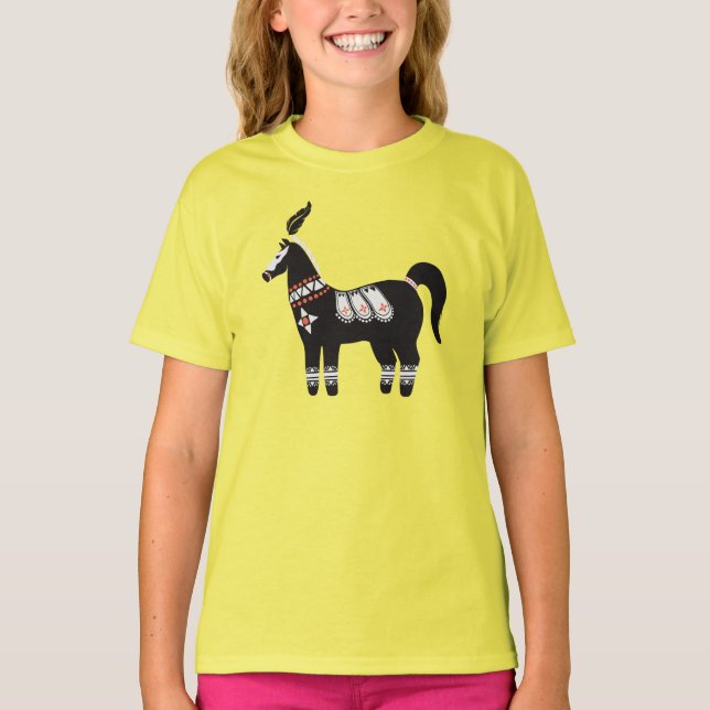 Camiseta Caballo decorado (Anverso)