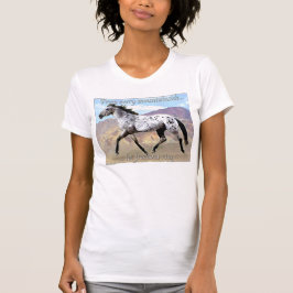 Camiseta Caballo del Appaloosa de la libertad