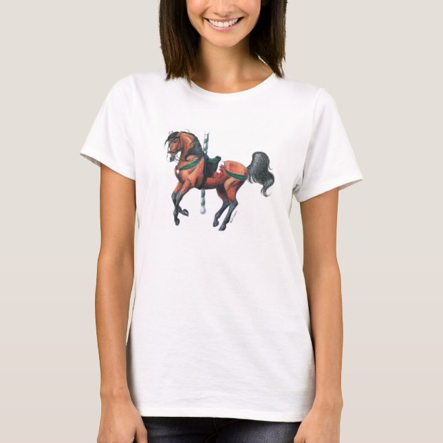 Camiseta caballo del carrusel (Anverso)