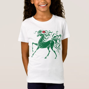 Camiseta Caballo del navidad