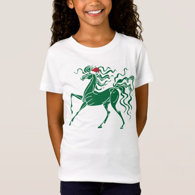 Camiseta Caballo del navidad (Anverso)