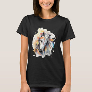 Camiseta Caballo del viento arte tribal indio americano nat