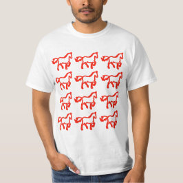 Camiseta Caballo del Zodiaco Chino Galaxia