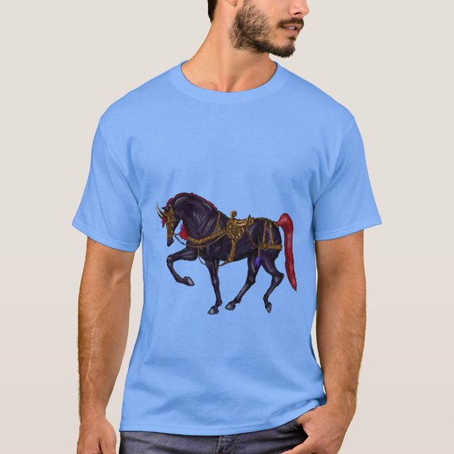 Camiseta Caballo Demonio En Armor (Anverso)