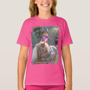 Camiseta Caballo dice que soy suficiente