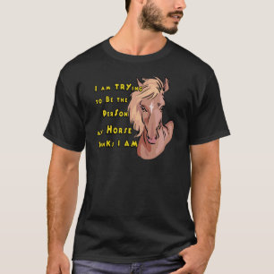 Camiseta Caballo divertido