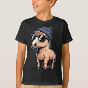 Camiseta Caballo Divertido Al Estilo Retro - Humor De Granj