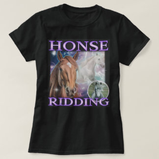 Camiseta Caballo Divertido Meme de Caballo Divertido Hombre