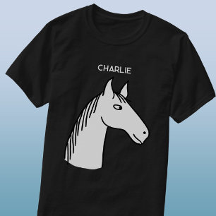 Camiseta Caballo Divertido Personalizado