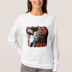 Camiseta Caballo divertido: ¿Puede usted ahora oírme?