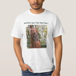 Camiseta Caballo divertido sacudiendo la lengua