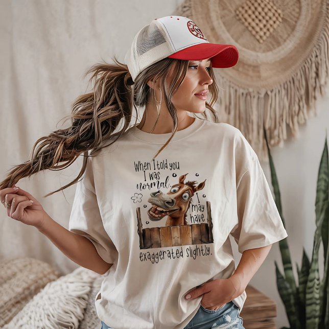 Camiseta Caballo Divertido Sarcasmo (Subido por el creador)