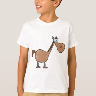 Camiseta Caballo Divertido Tonto Semental Marrón Divertido