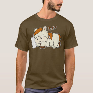 Camiseta Caballo durmiendo con almohada