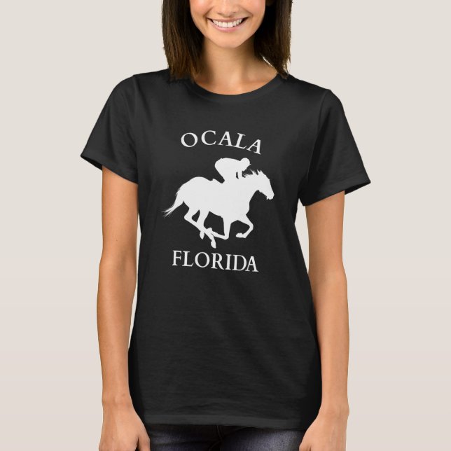 Camiseta Caballo ecuestre Ocala Florida (Anverso)
