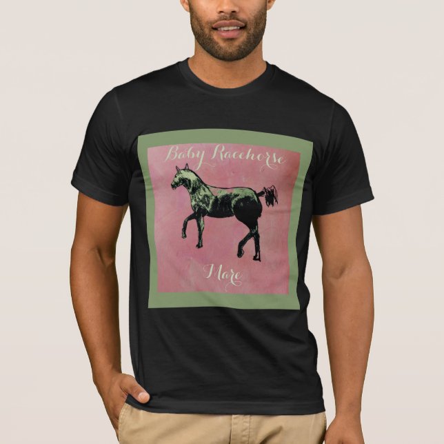 Camiseta caballo en acción (Anverso)